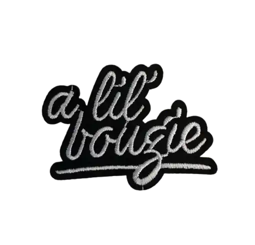 black and white a lil bougie patch - Image 2